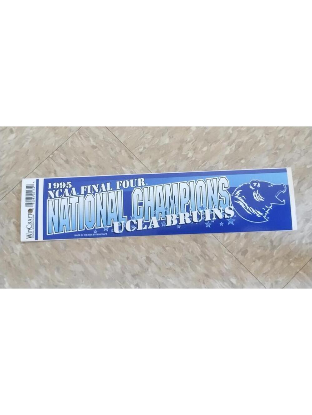 1995 UCLA bruins tournament bumper‎ stickers